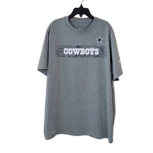 NIKE Dri-Fit Dallas Cowboys Short Sleeve T Shirt Size L Football NFL